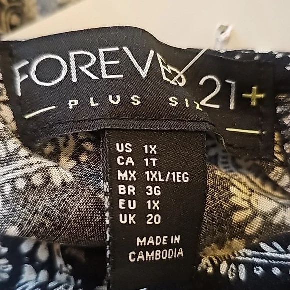 FOREVER 21 SUMMER DRESS PLUS SZ 1X - Picture 5 of 5